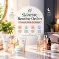 Skincare Routine Order: Correct AM & PM Steps