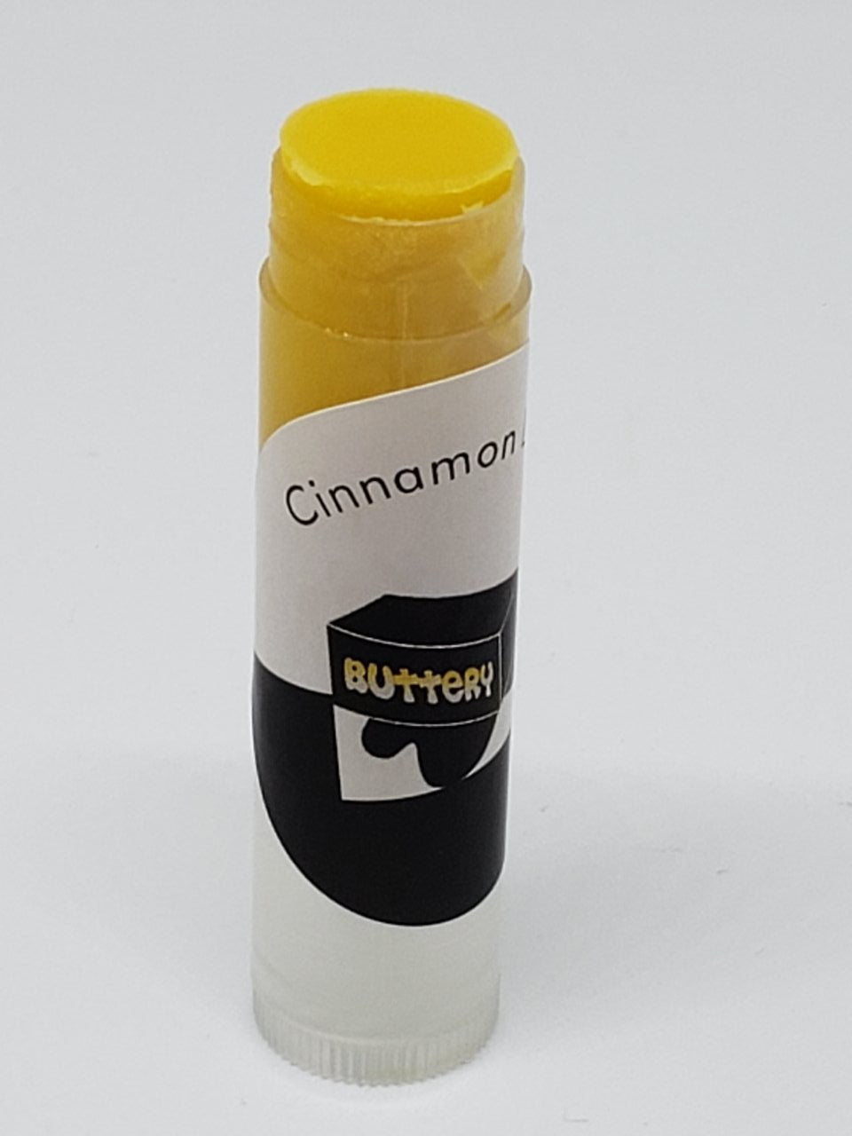 Buttery Lip Moisturizer Organic Shea, Cocoa & Coconut Balm cream texture swatch