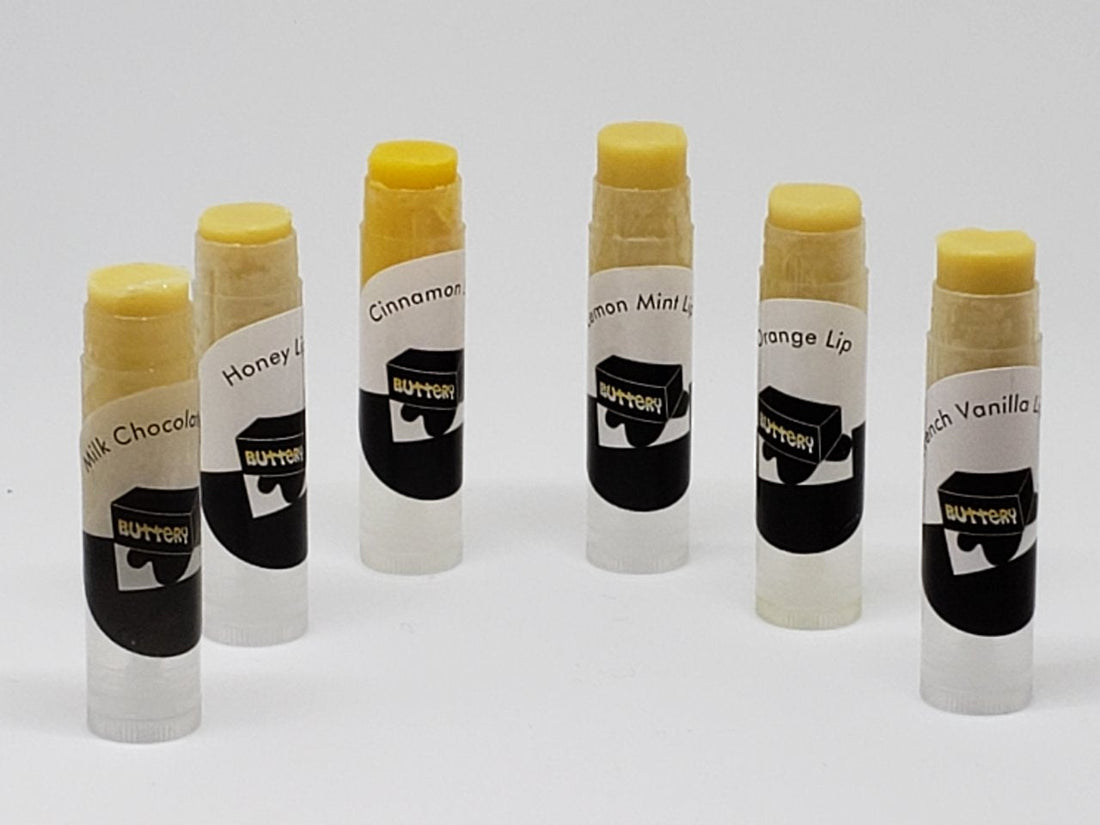 Buttery Lip Moisturizer Organic Shea, Cocoa & Coconut Balm
