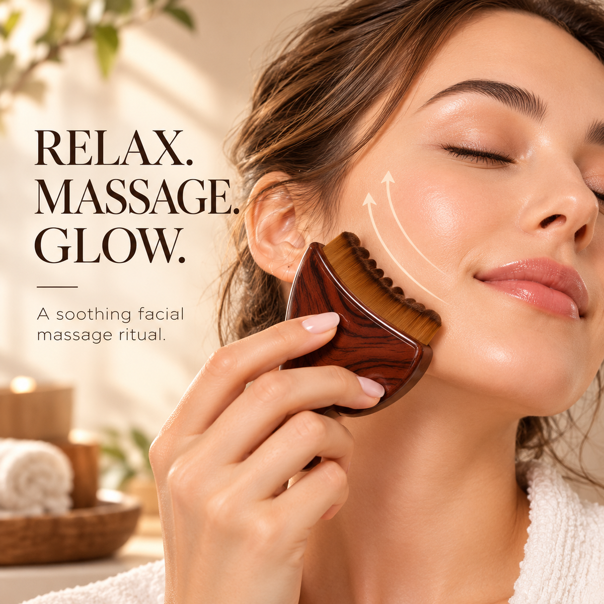 Soft Bristle Facial Massage Brush