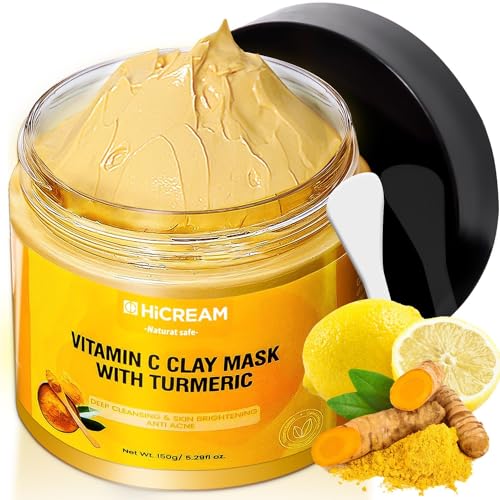 Turmeric Vitamin C Clay Mask Brightening Skin Care