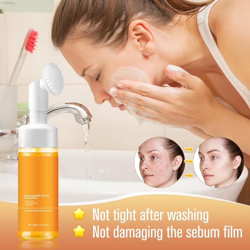 Turmeric Facial Cleanser Brightening Skin Care Wash