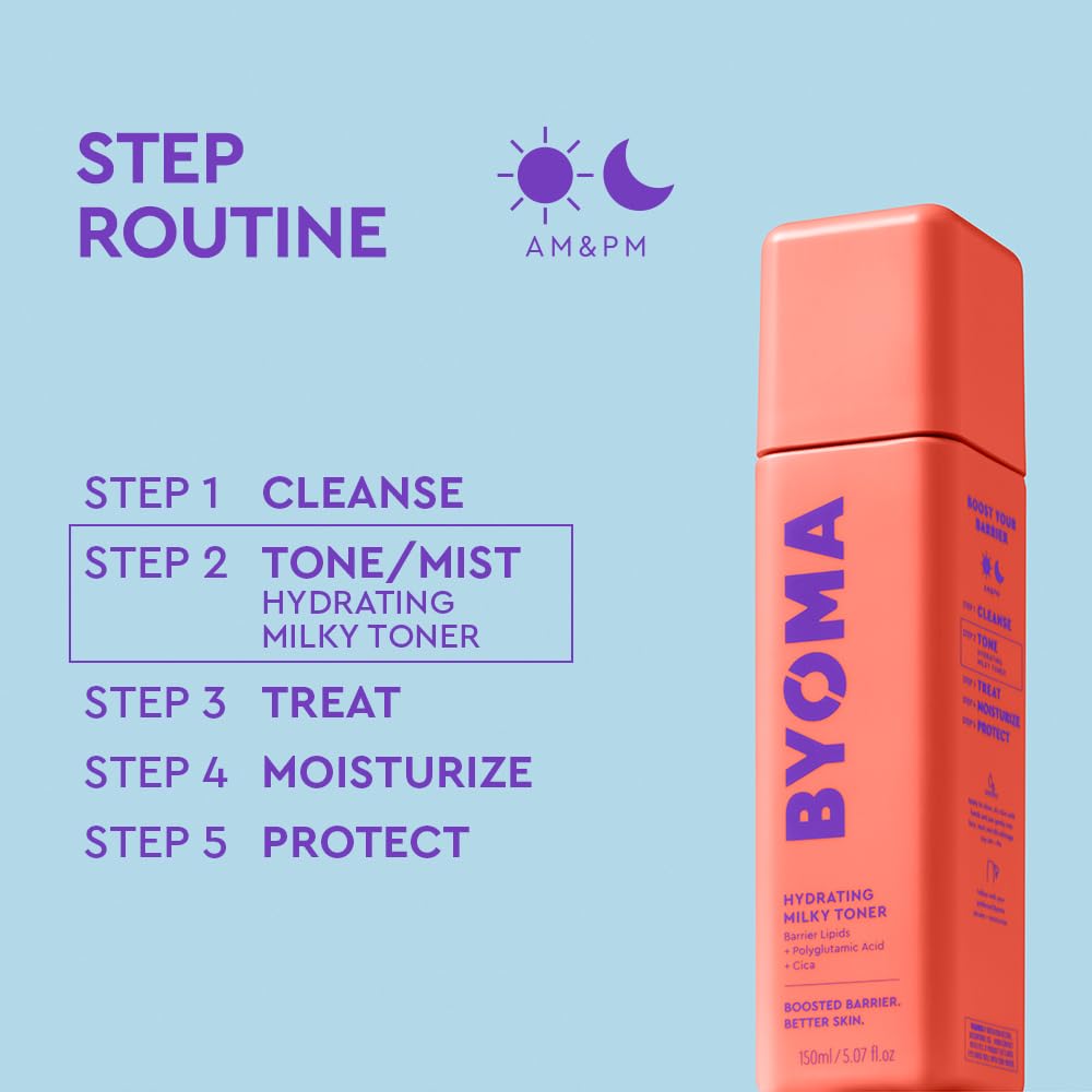 BYOMA Hydrating Milky Toner Dewy Skin Barrier Care