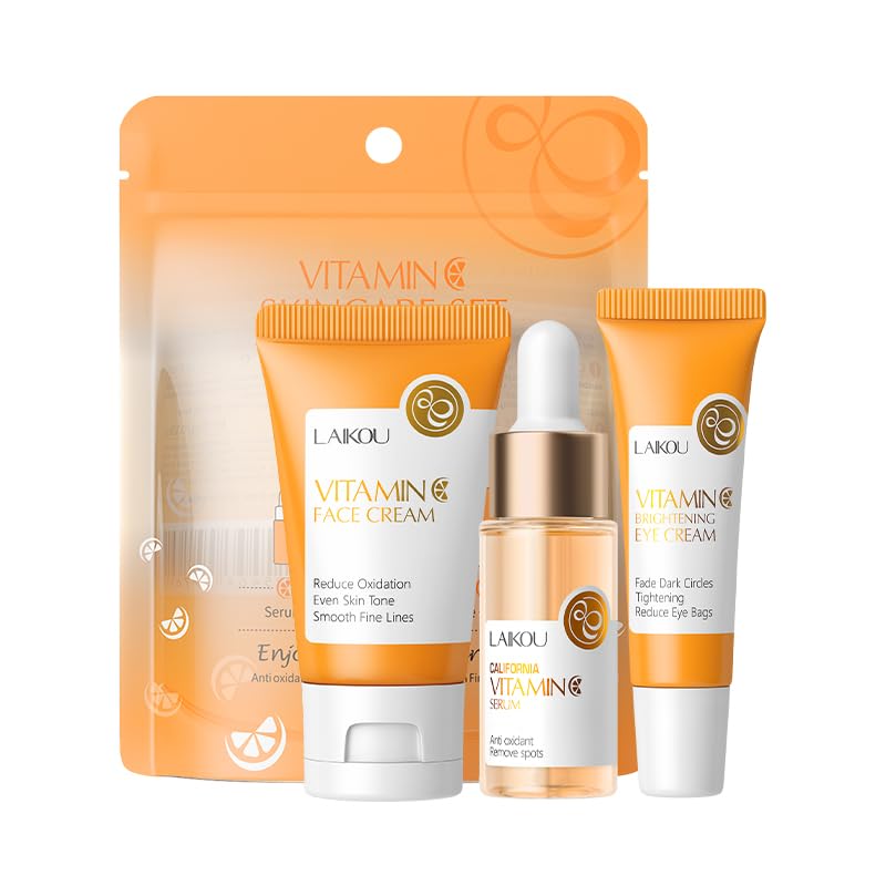 Japan Sakura Travel Skincare Set – Hydrating Serum, Eye Cream & Face Cream