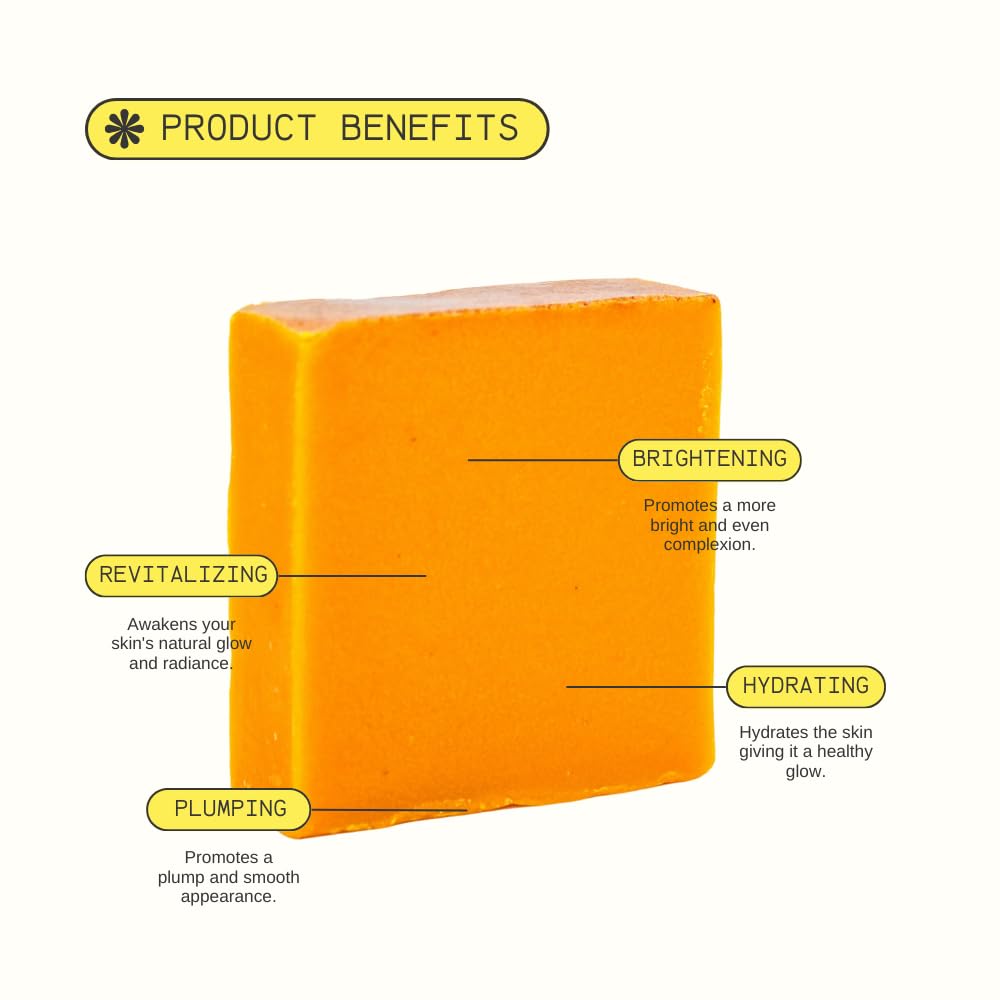 Turmeric Cleansing Soap Bar Brightening Skin 4.5oz