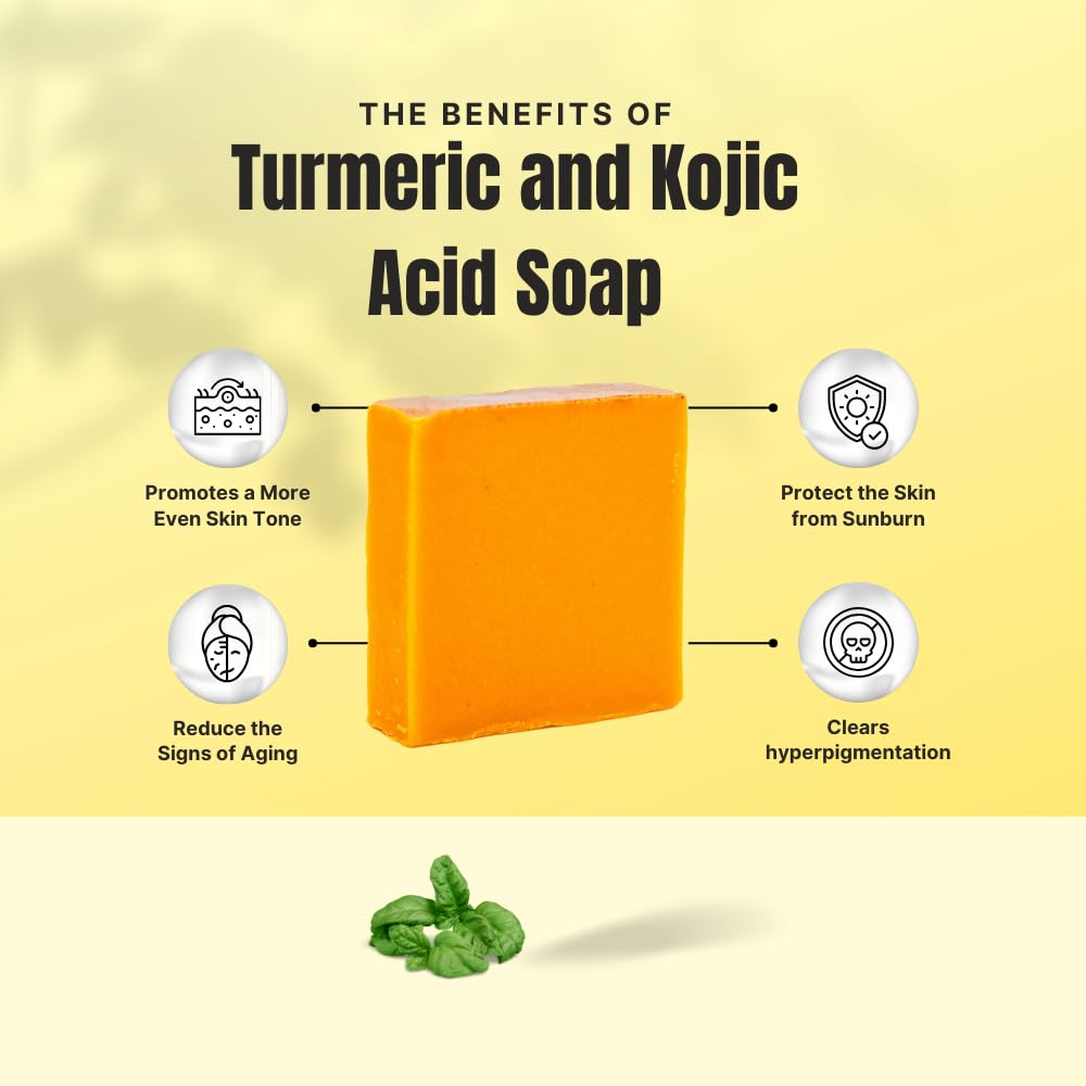 Turmeric Cleansing Soap Bar Brightening Skin 4.5oz
