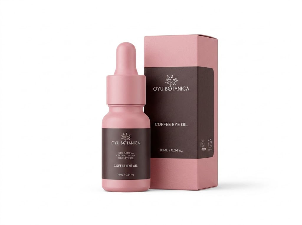 Oyu Botanica Coffee Bean Eye Oil how-to-apply step