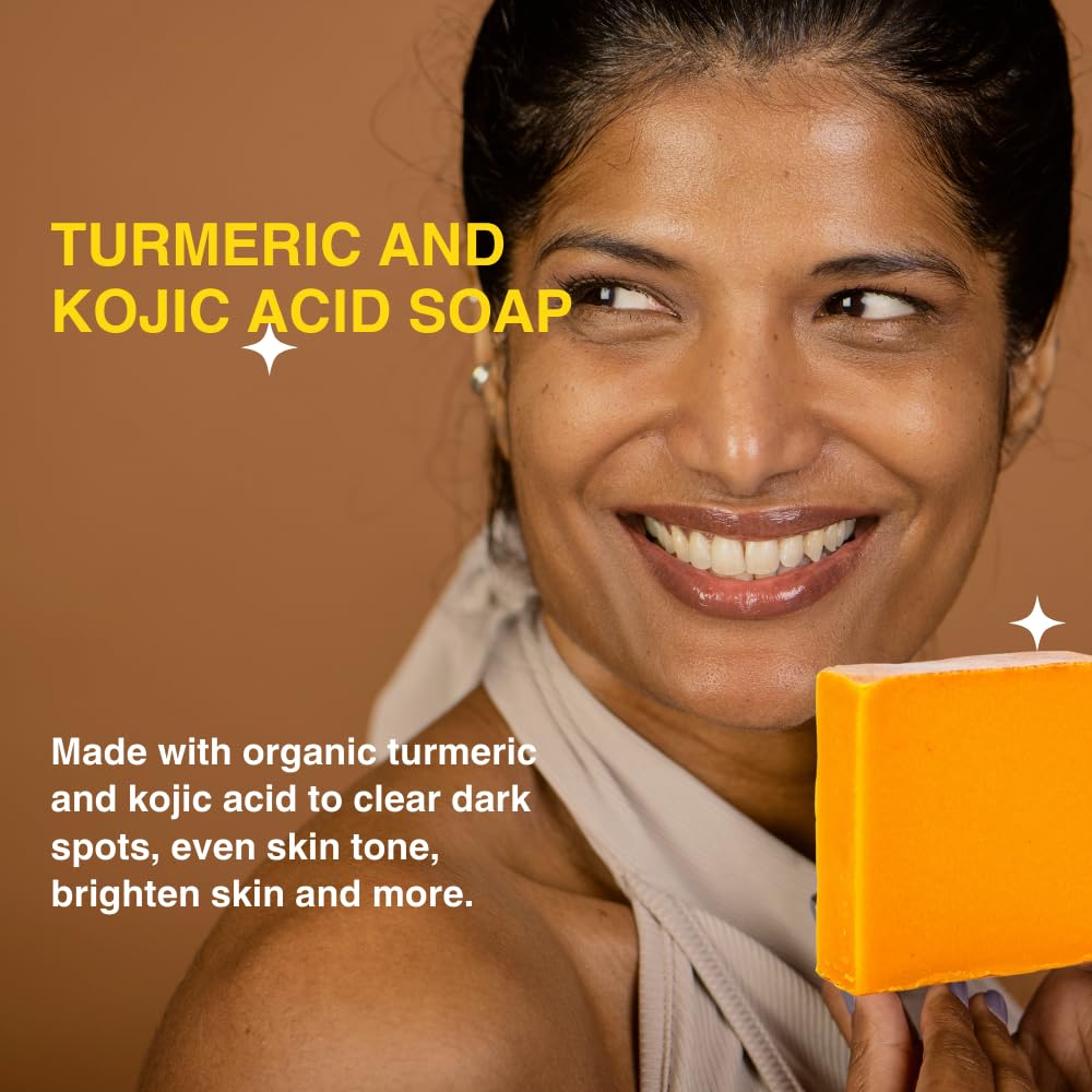 Turmeric Cleansing Soap Bar Brightening Skin 4.5oz