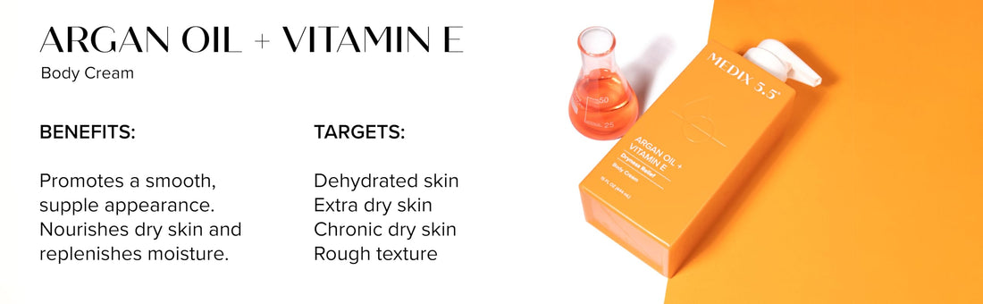 Medix 5.5 Argan Oil Cream Vitamin E Anti-Aging Care
