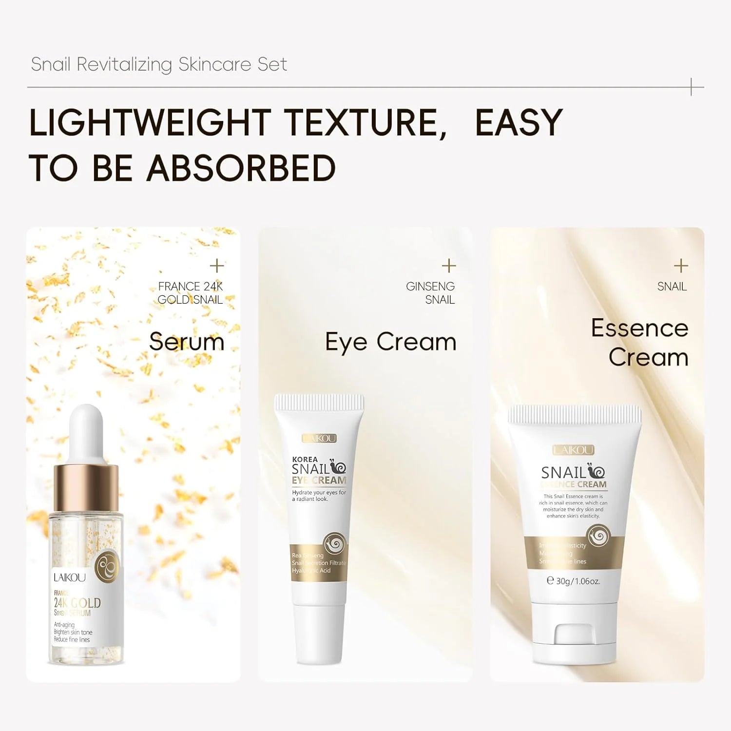 Complete Hydrating Korean Skincare Set – Cleanser, Toner, Serum & Cream