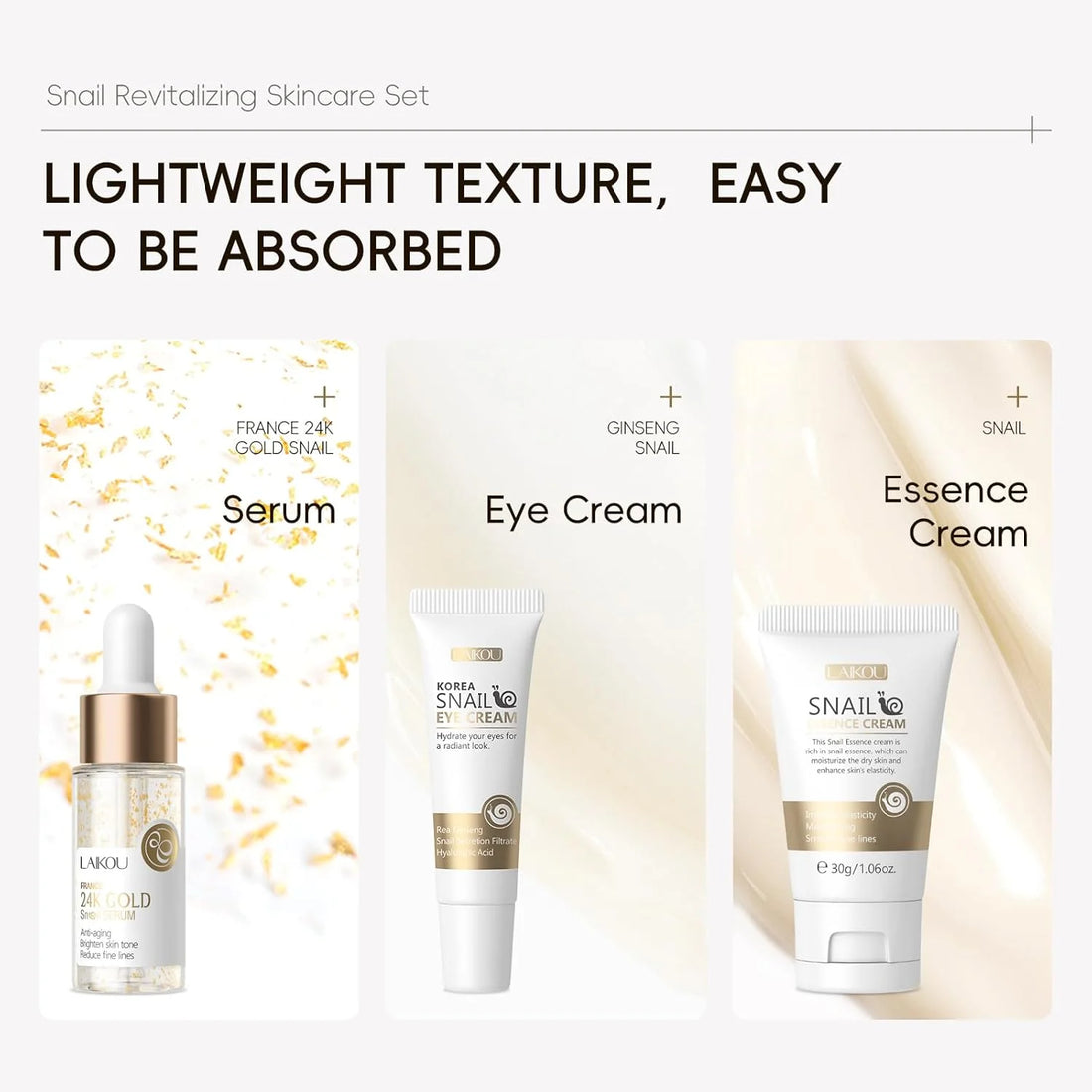 Complete Hydrating Korean Skincare Set – Cleanser, Toner, Serum & Cream