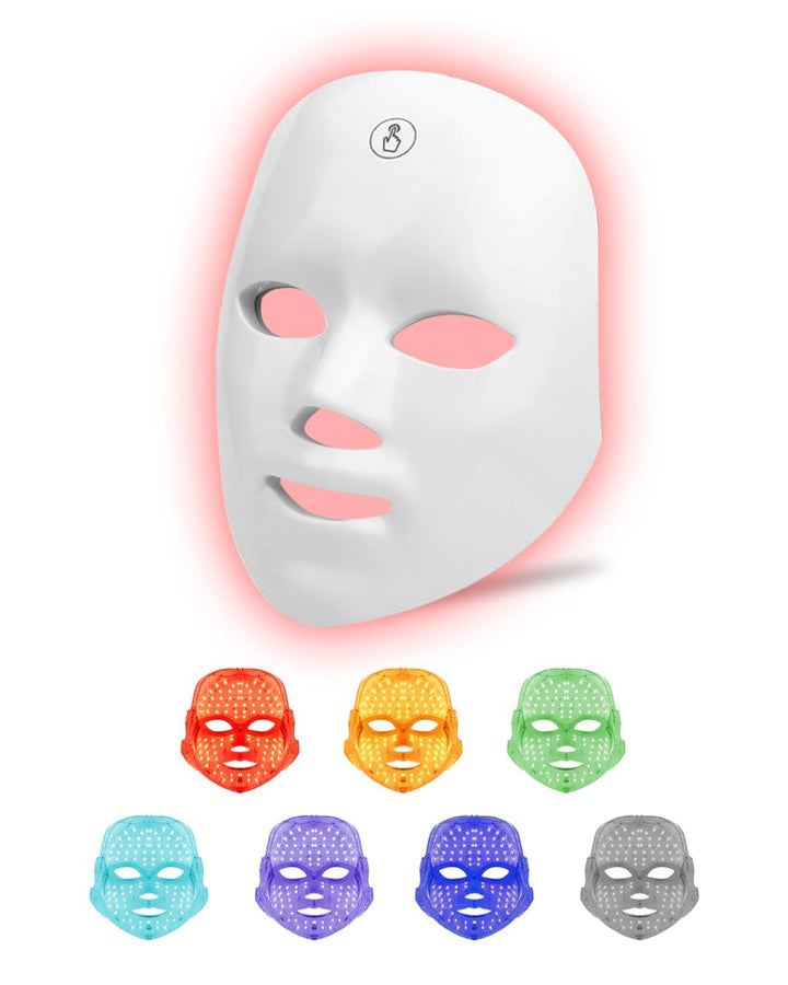 MOLAMOYA LED Light Therapy Mask 7-in-1 Skin Rejuvenation close-up of the treatment surface
