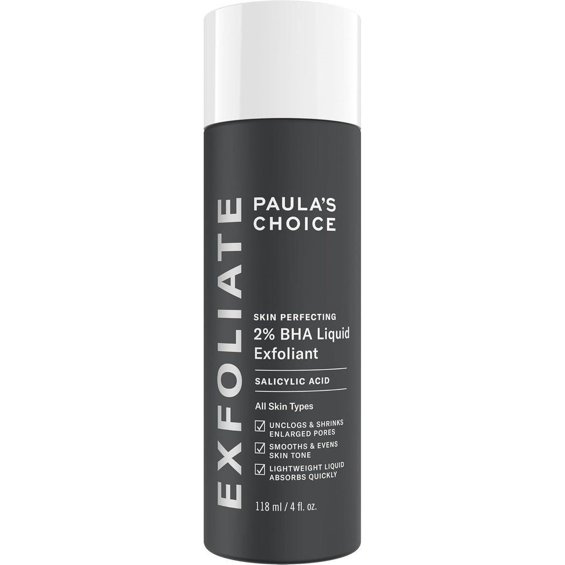 Paula’s Choice 2% BHA Liquid Exfoliant – Salicylic Acid Pore Treatment