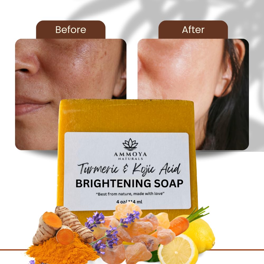 Turmeric Cleansing Soap Bar Brightening Skin 4.5oz