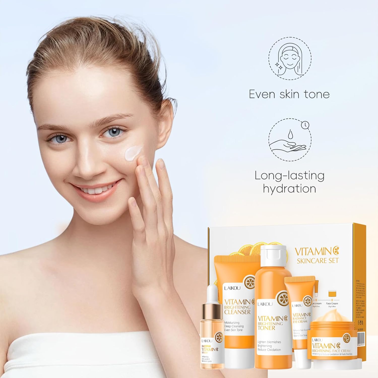Vitamin C Hydrating Facial Cleanser – Brightening Daily Face Wash