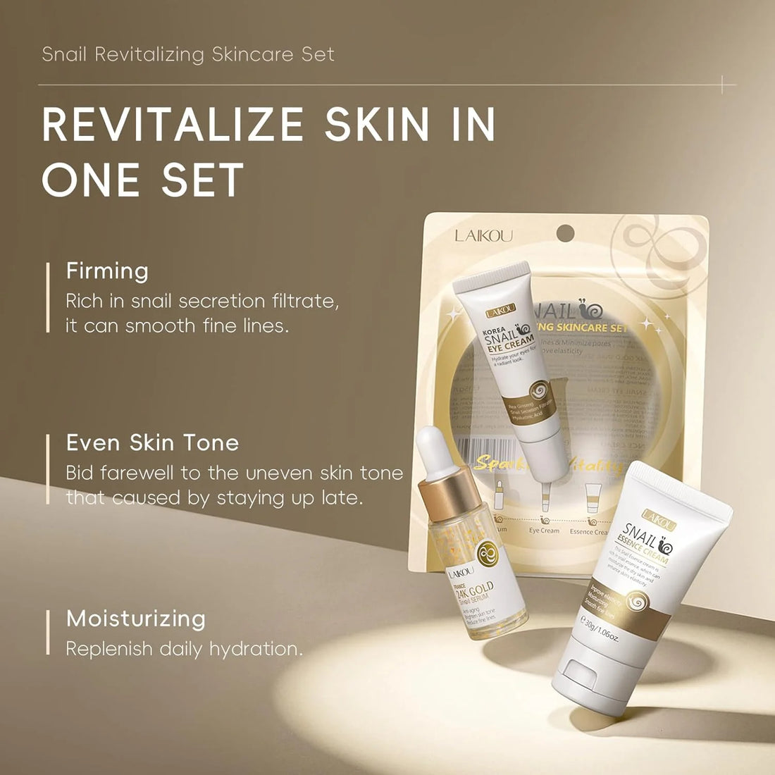 Complete Hydrating Korean Skincare Set – Cleanser, Toner, Serum & Cream