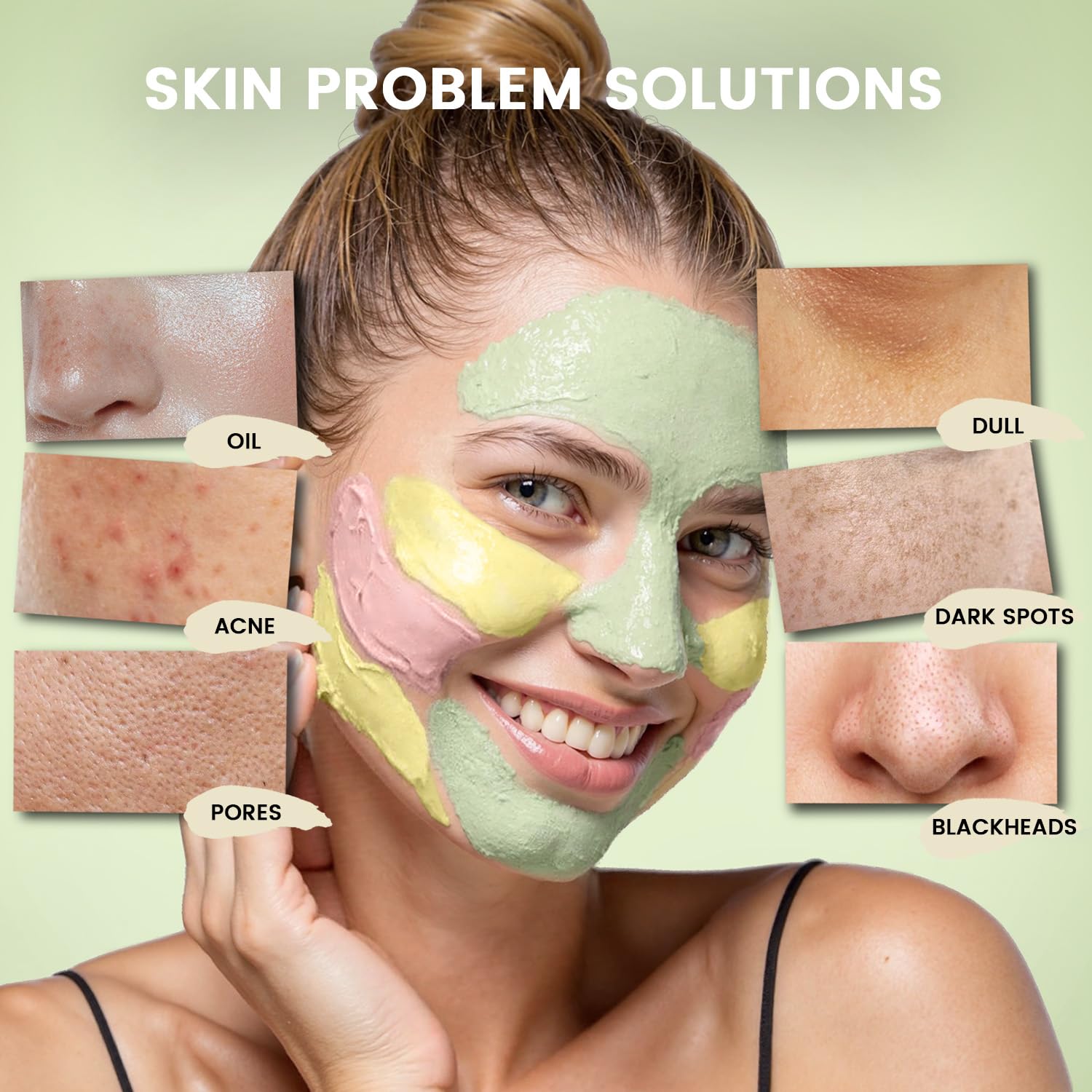 Turmeric Vitamin C Clay Mask Brightening Skin Care