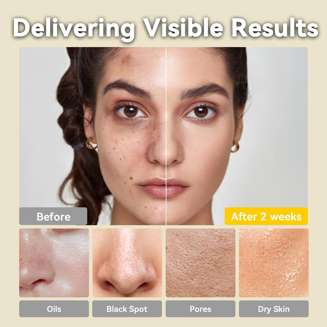 Turmeric Vitamin C Clay Mask Brightening Skin Care