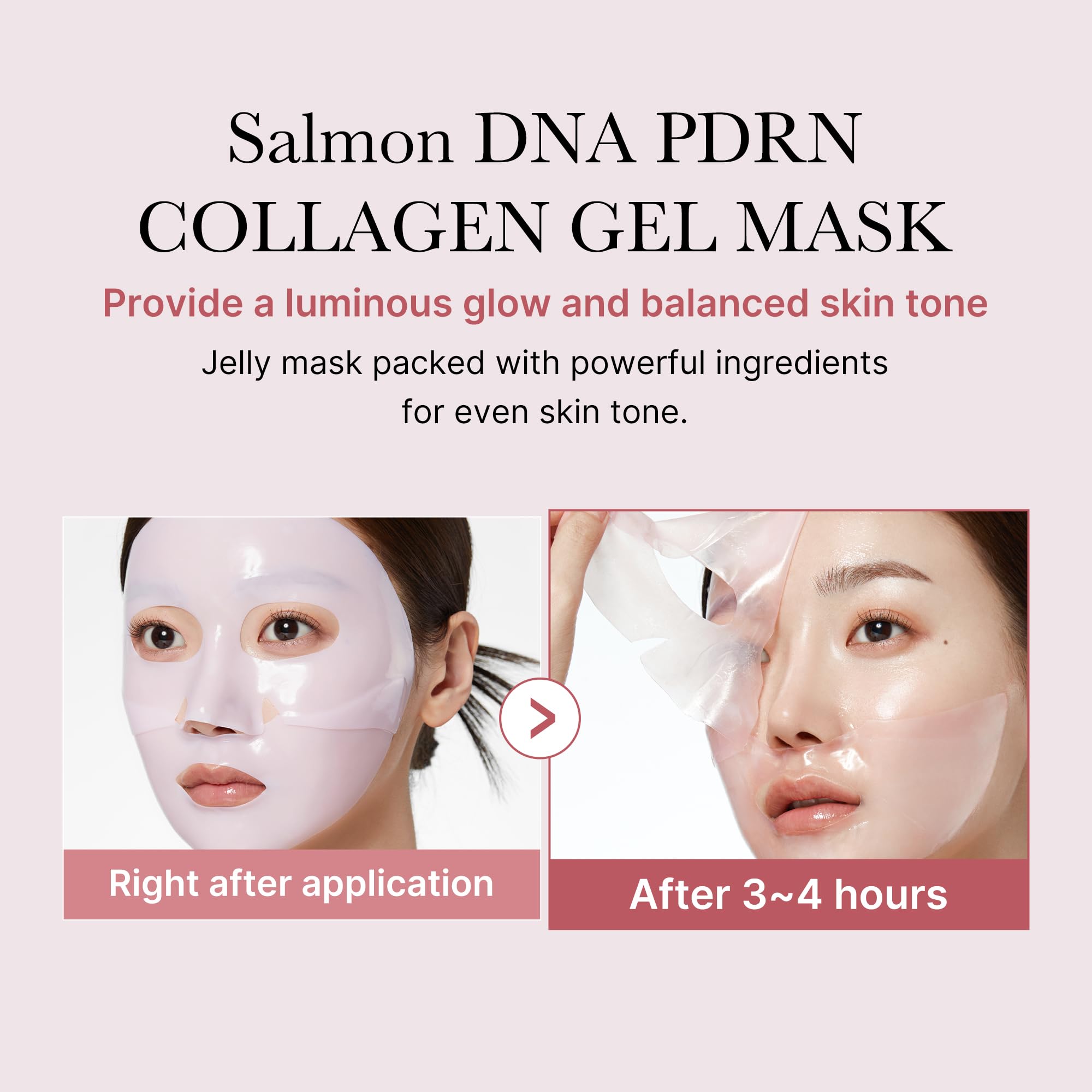 Medicube PDRN Pink Collagen Jelly Gel Mask – 4 Sheets