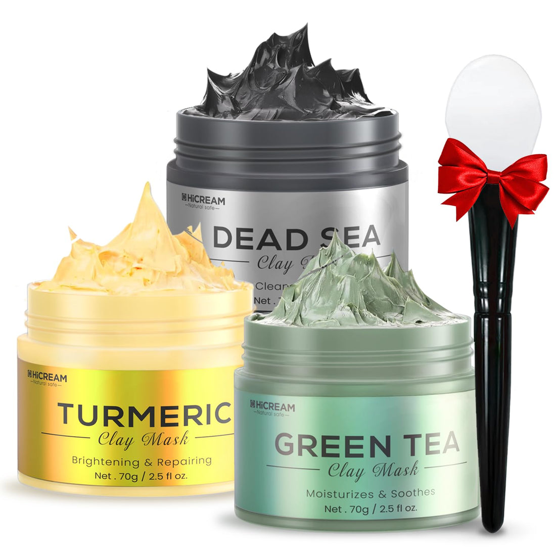 Turmeric Vitamin C Clay Mask Brightening Skin Care