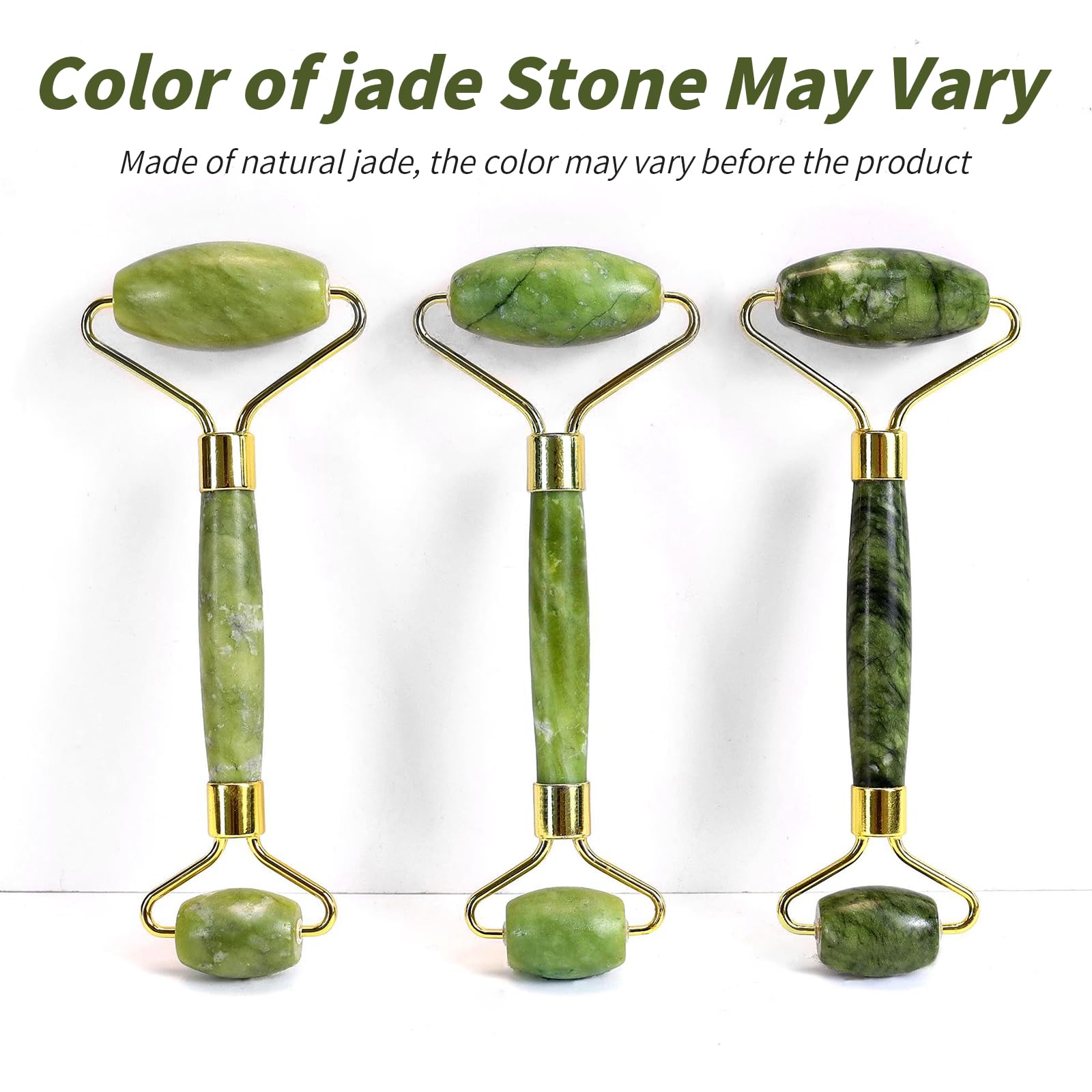 Jade Roller & Gua Sha Set Face Lifting Massage Tools
