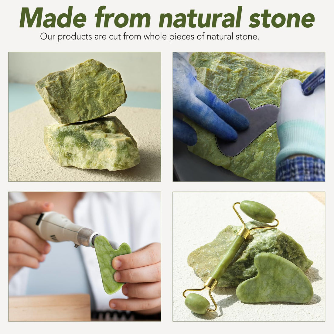Jade Roller & Gua Sha Set Face Lifting Massage Tools