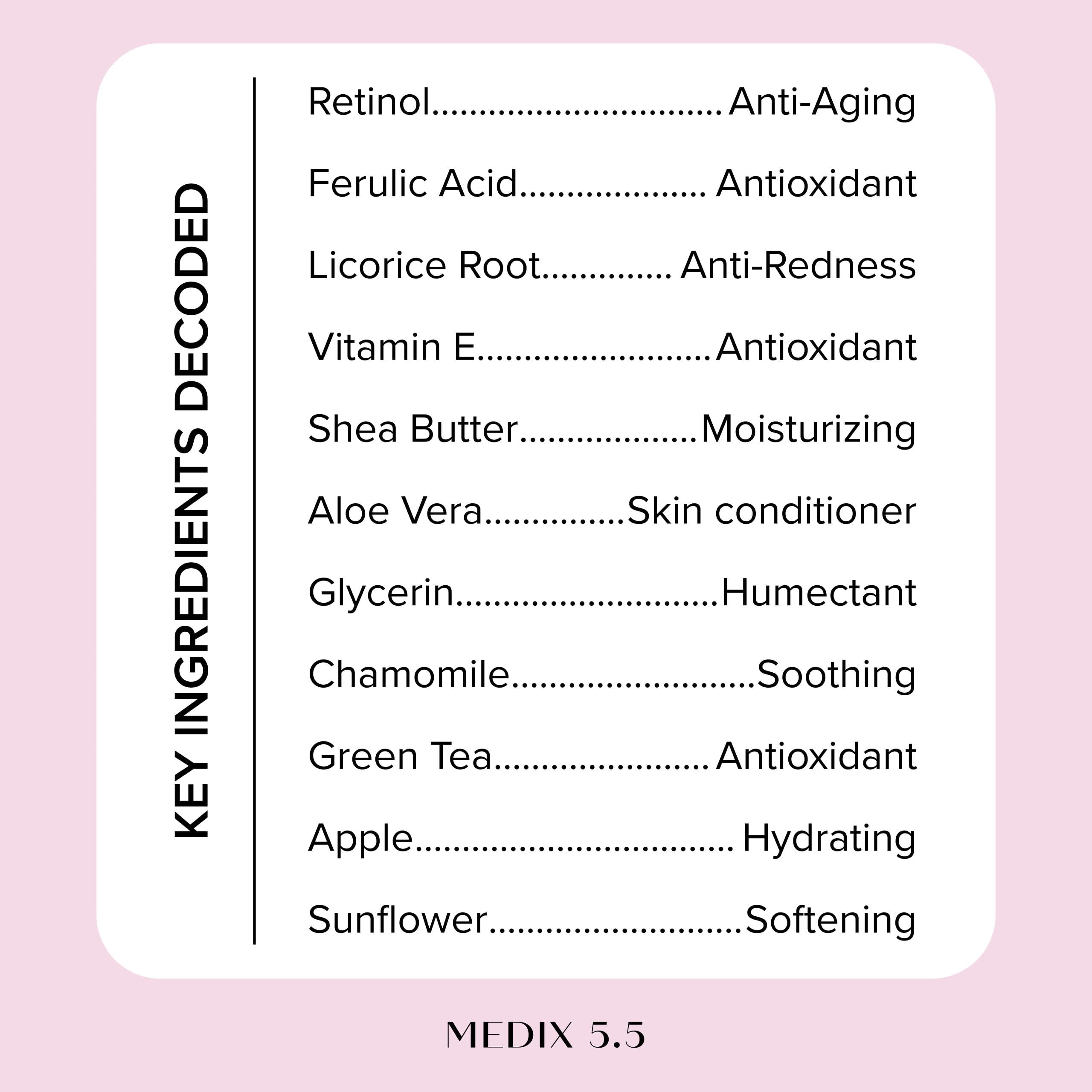 Medix 5.5 Argan Oil Cream Vitamin E Anti-Aging Care