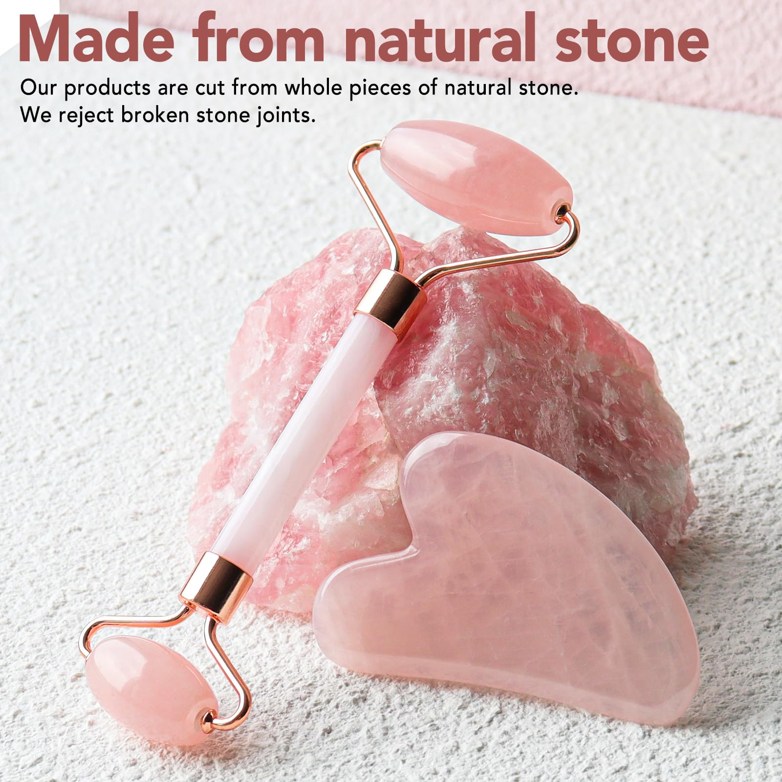 Jade Roller & Gua Sha Set Face Lifting Massage Tools