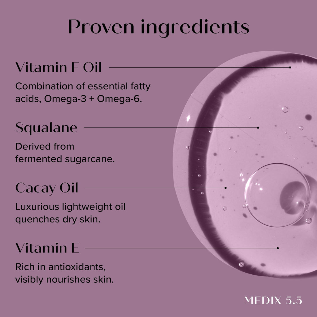 Medix 5.5 Argan Oil Cream Vitamin E Anti-Aging Care