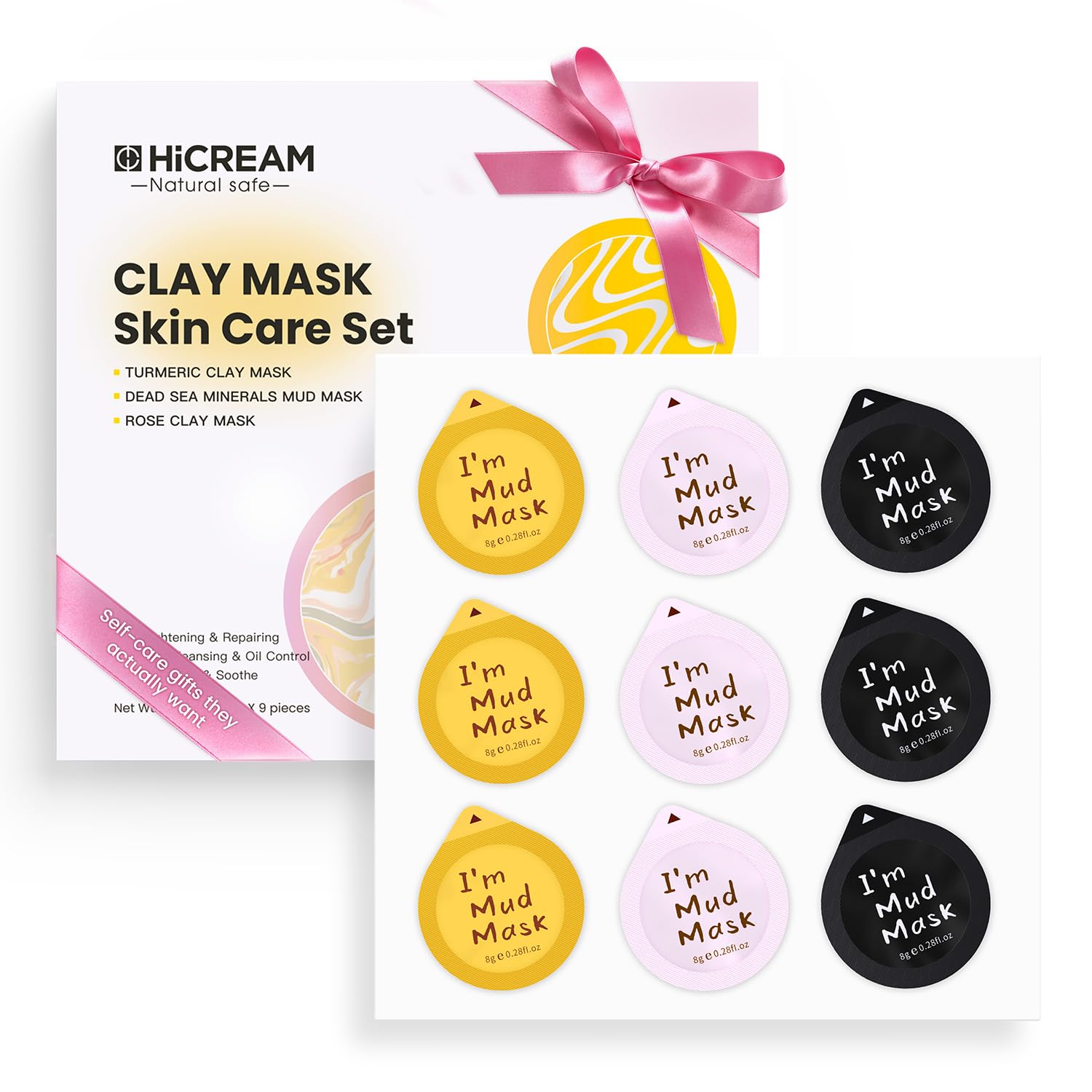 Turmeric Vitamin C Clay Mask Brightening Skin Care