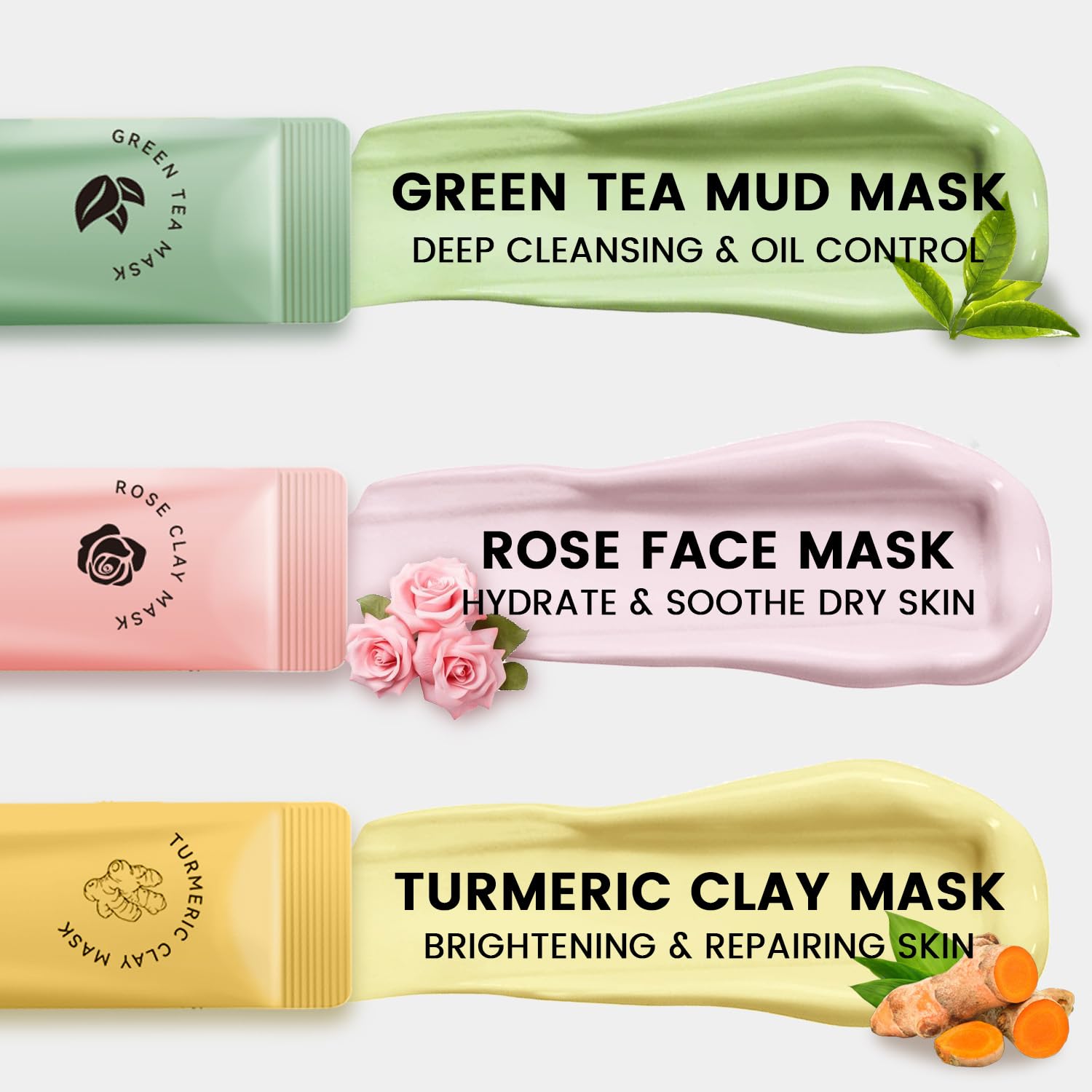 Turmeric Vitamin C Clay Mask Brightening Skin Care