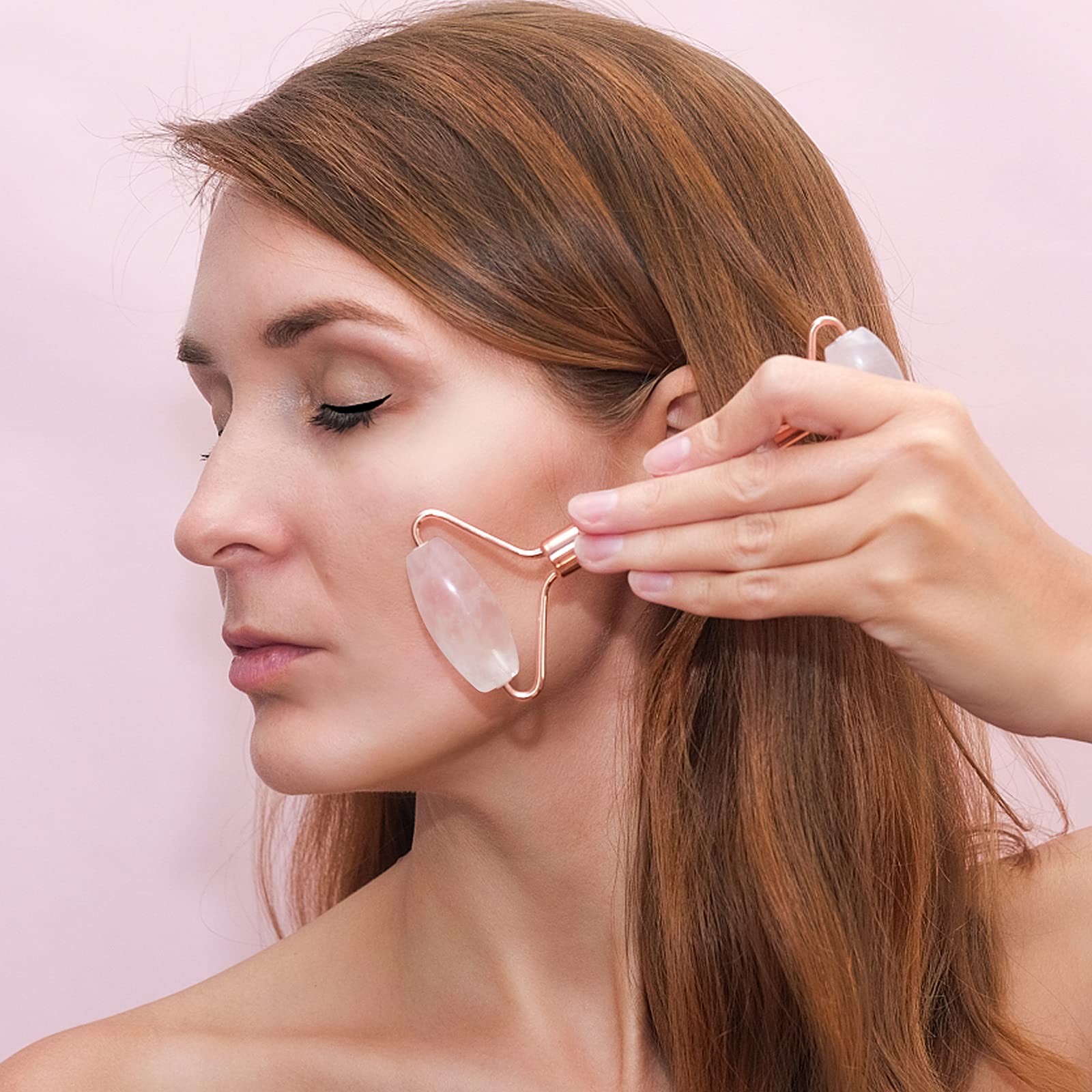 Jade Roller & Gua Sha Set Face Lifting Massage Tools