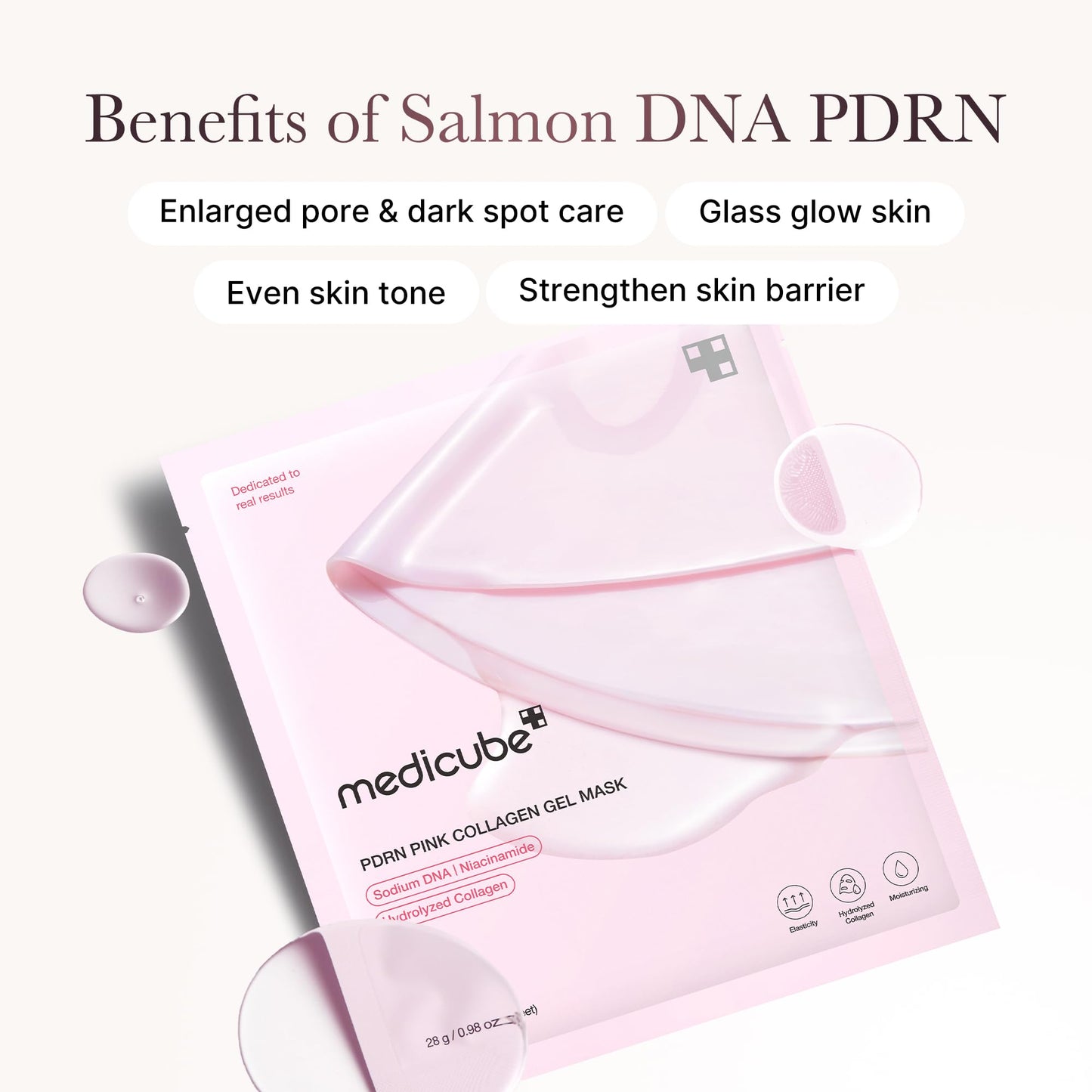 Medicube Salmon DNA PDRN Pink Collagen Jelly Gel Mask