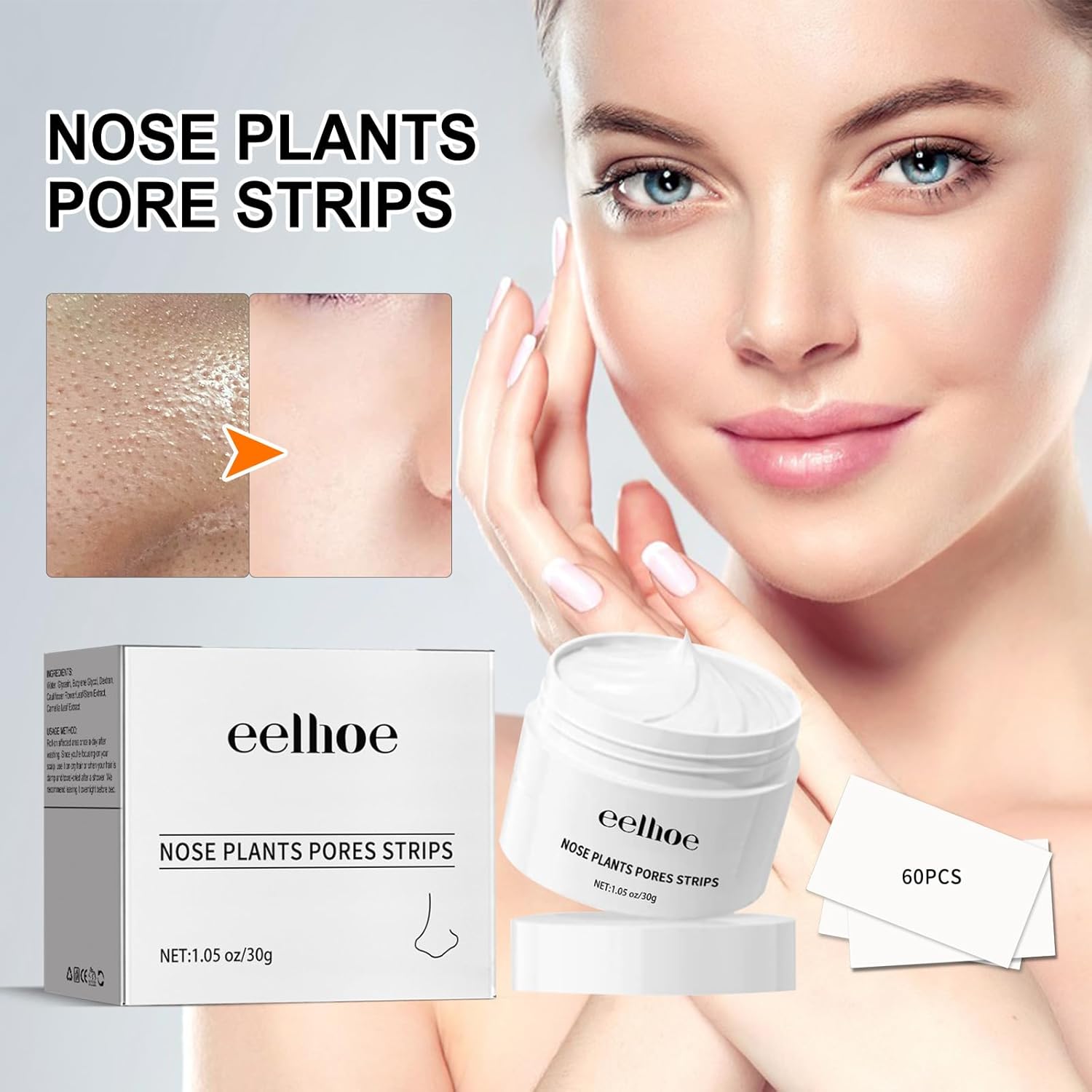 Blackhead Remover Nose Strips – Deep Cleansing Pore Treatment