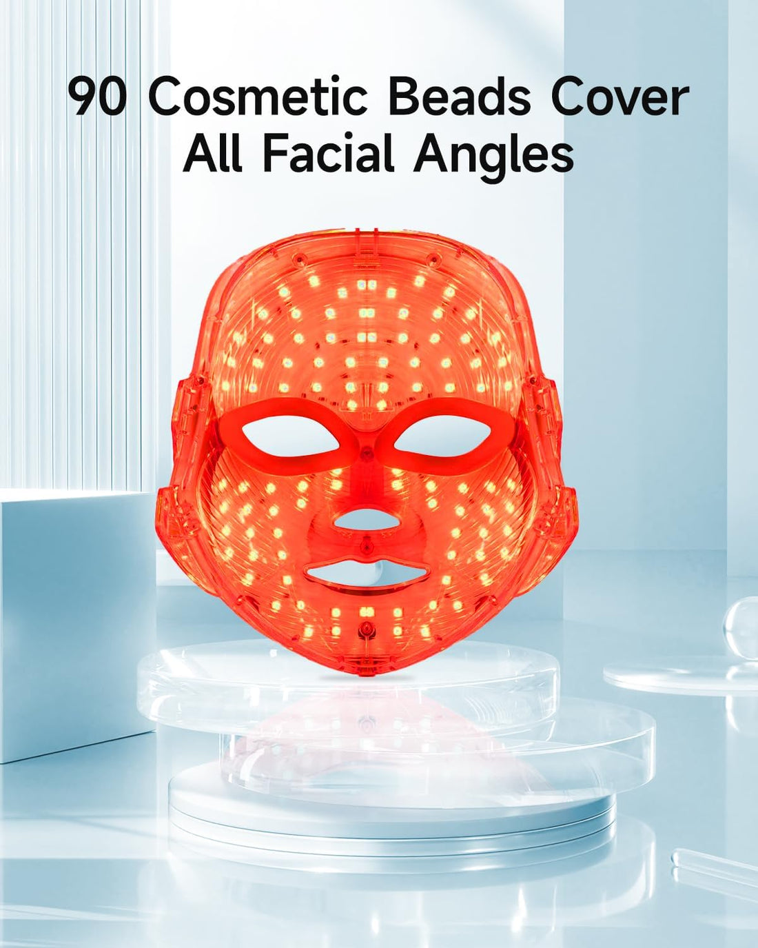 MOLAMOYA LED Light Therapy Mask Skin Rejuvenation