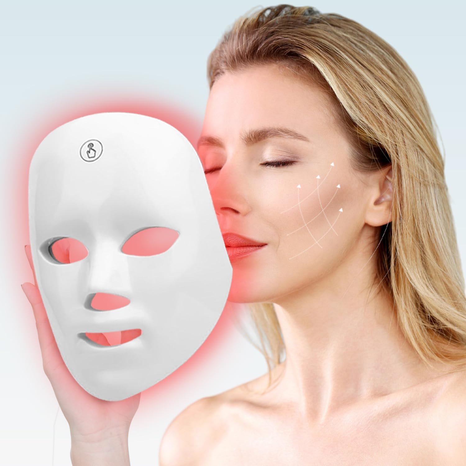 MOLAMOYA LED Light Therapy Mask Skin Rejuvenation