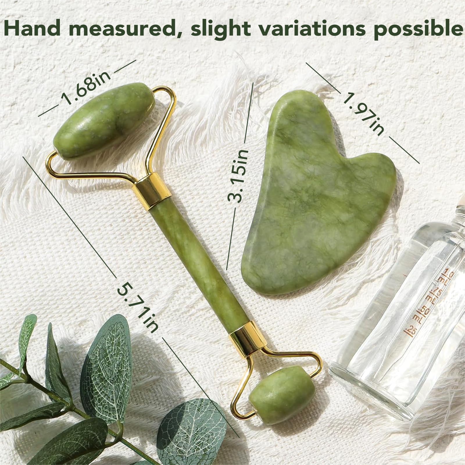 Jade Roller & Gua Sha Set Face Lifting Massage Tools