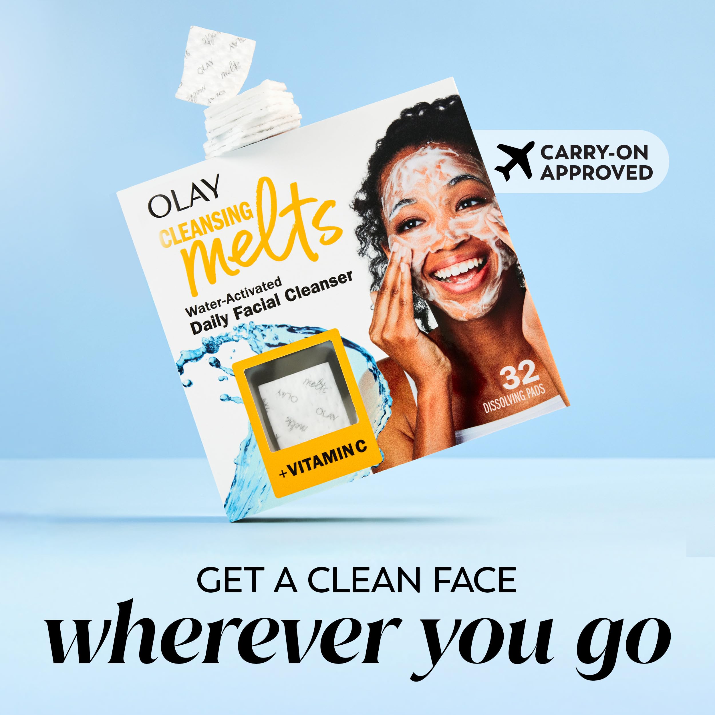 Olay Vitamin C Cleansing Melts Face Wash Brightening