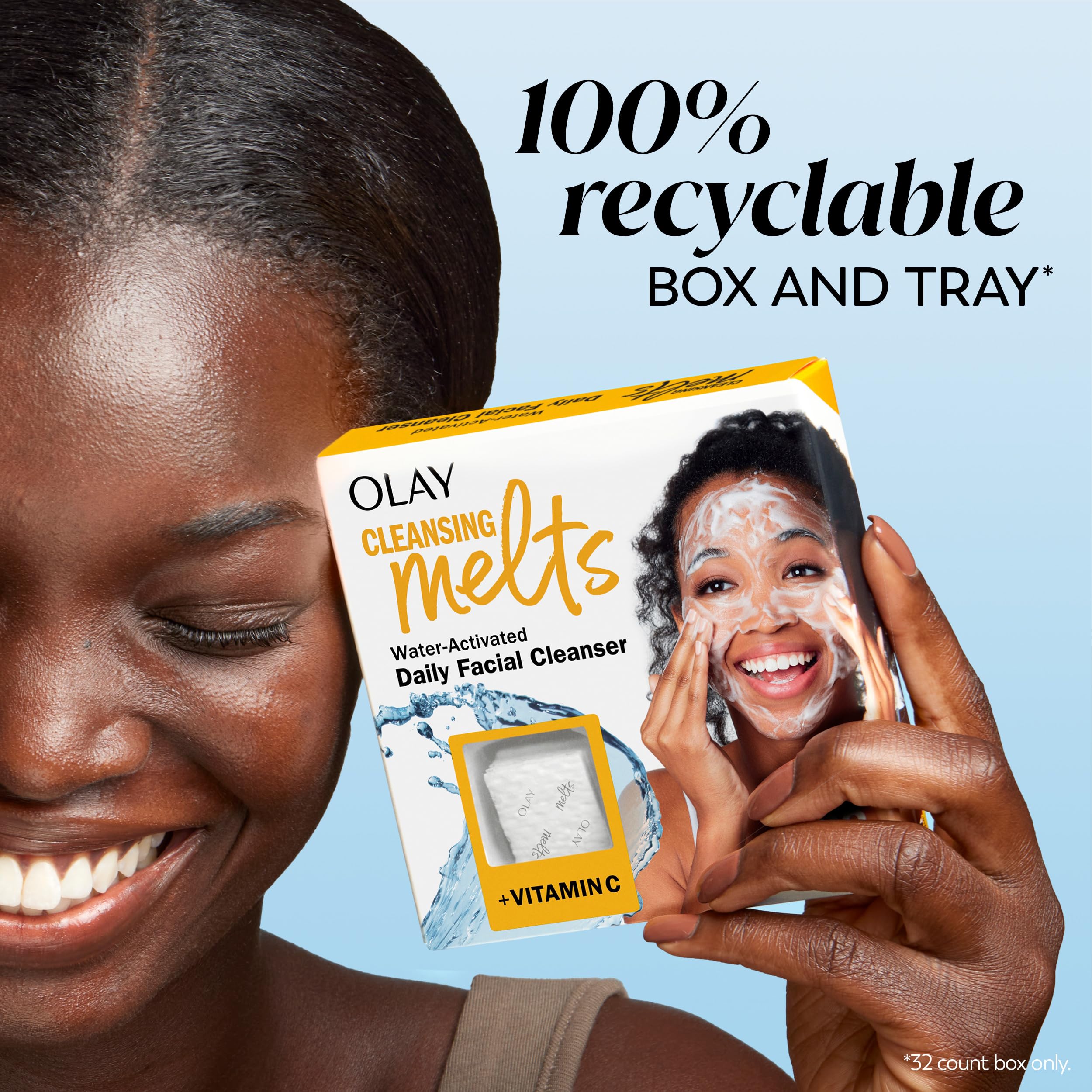 Olay Vitamin C Cleansing Melts Face Wash Brightening