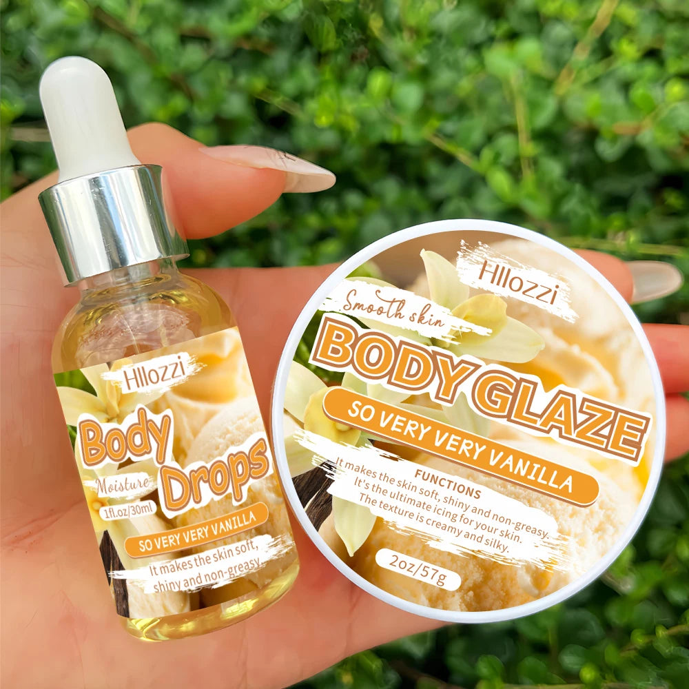 Hydrating Body Glaze & Oil Duo Non-Greasy Skin Glow