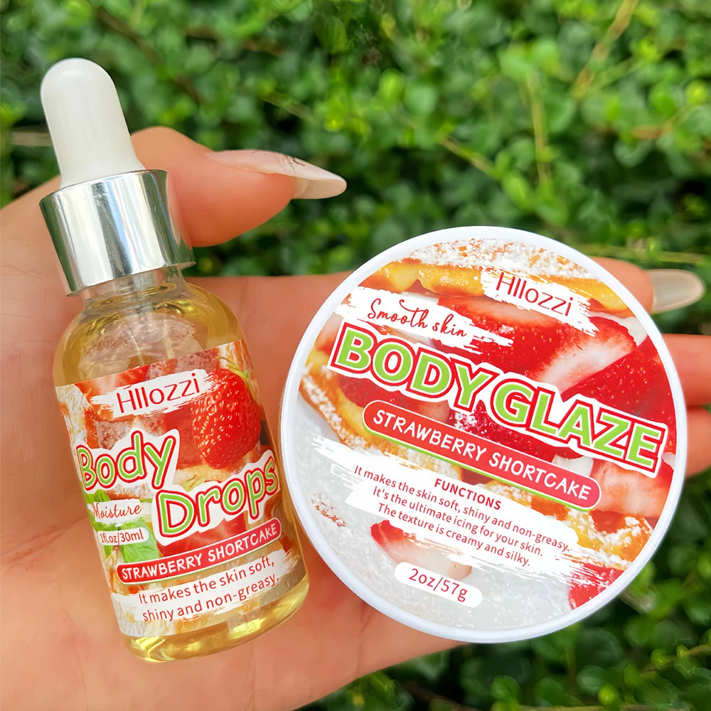 Hydrating Body Glaze & Oil Duo Non-Greasy Skin Glow