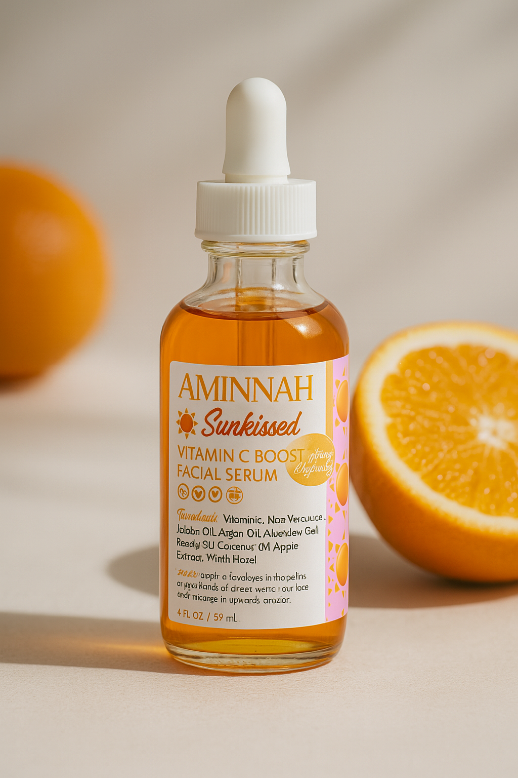 AMINNAH Sunkissed Vitamin C Boost Facial Serum serum texture and consistency