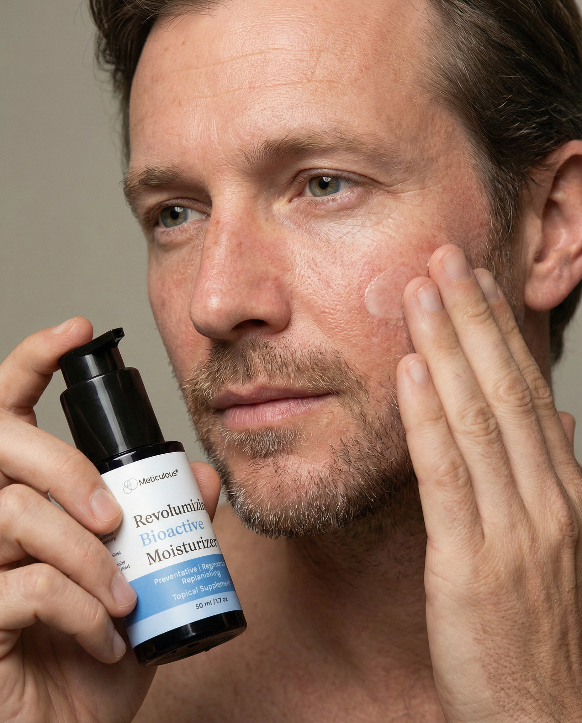 Revolumizing Bioactive Moisturizer Volume & Lift Support application step on skin