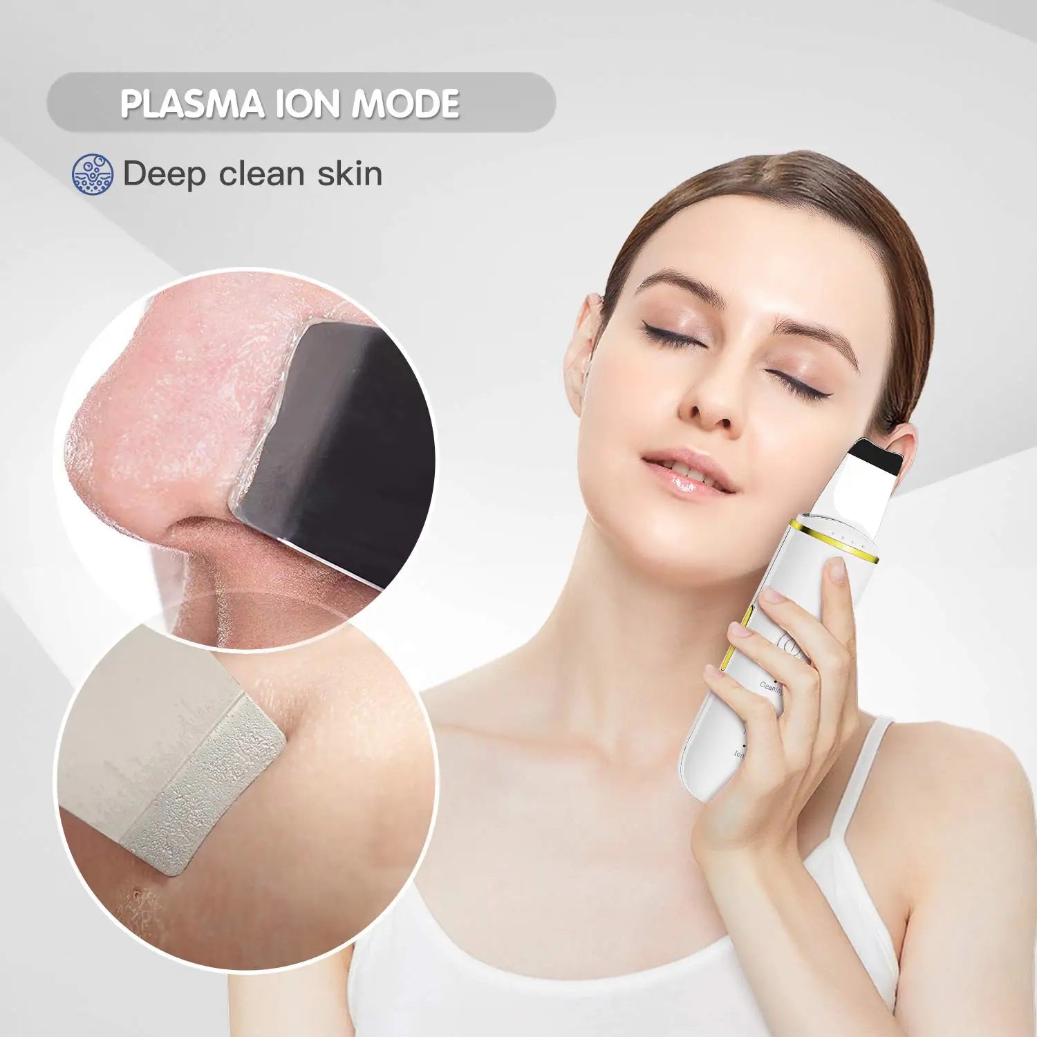 Ultrasonic Face Spatula Pore Cleaner Skin Device