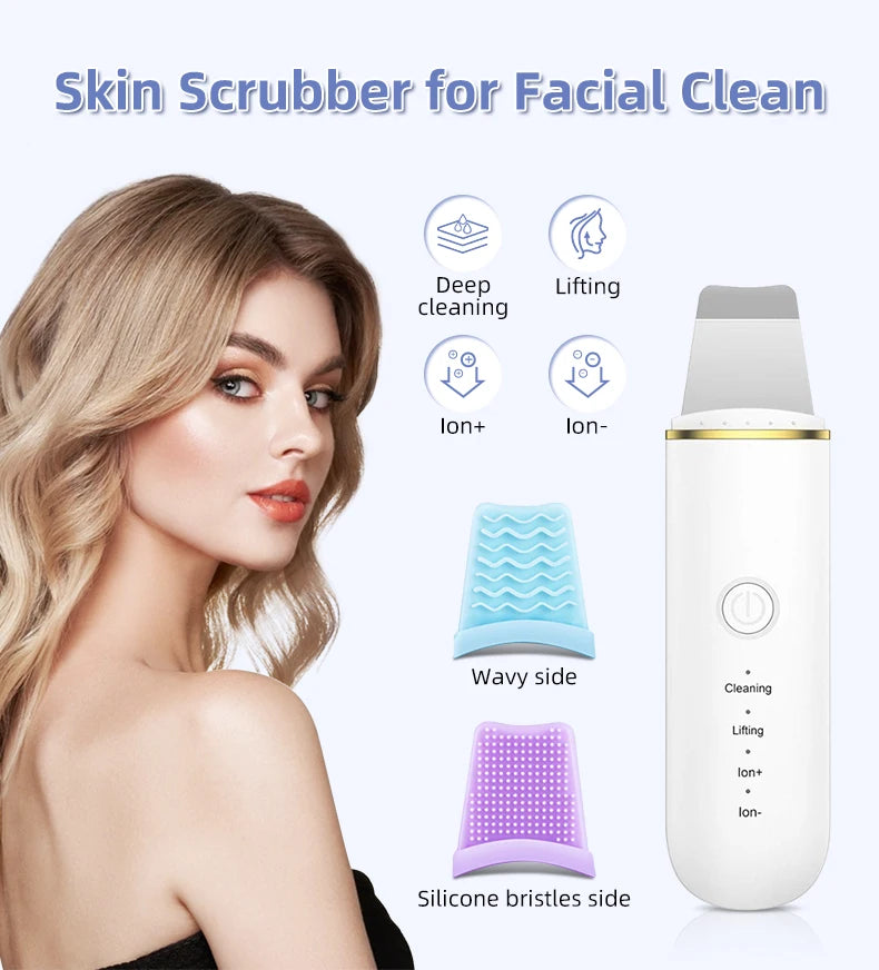 Ultrasonic Face Spatula Pore Cleaner Skin Device