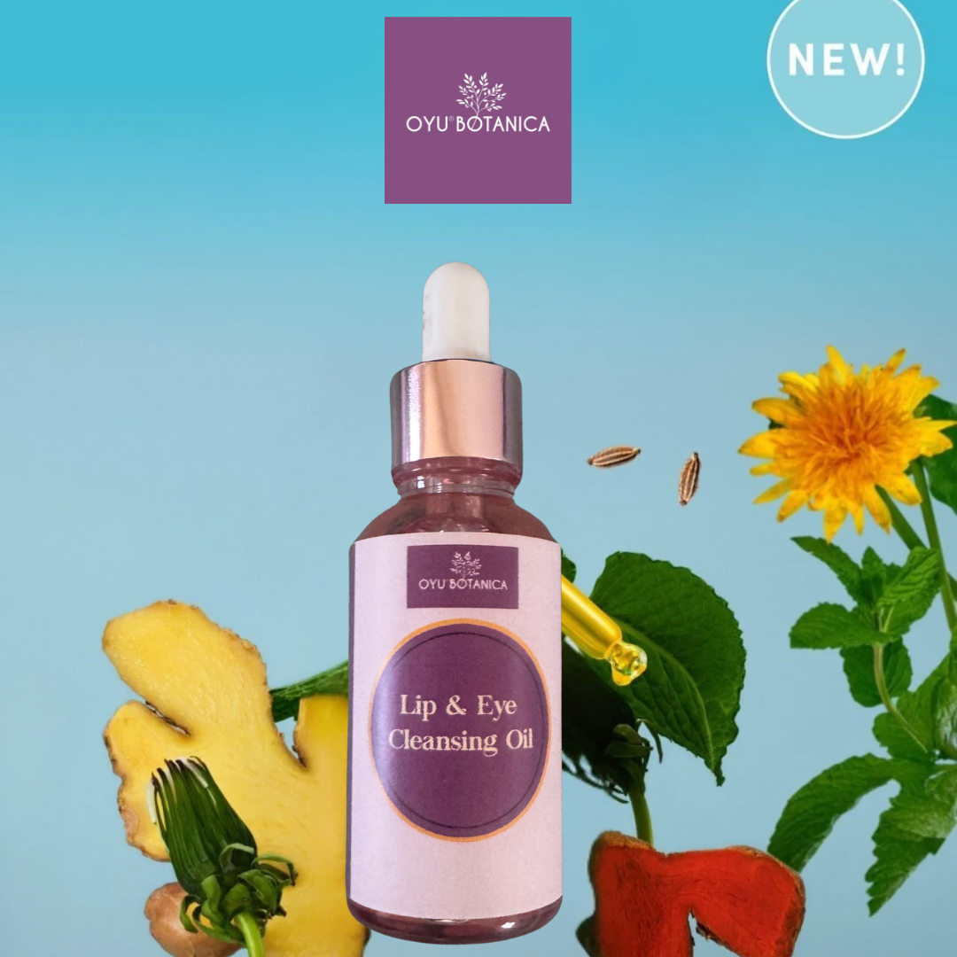 Oyu Botanica Lip & Eye Cleansing Oil Gentle Makeup Remover foam and lather texture