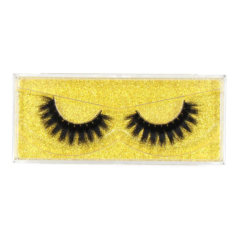 FOXESJI Lashes 3D Mink Eyelashes Natural Long Fluffy Dramatic Strip Eye Lashes Eyelash Extension Soft False Eyelashes Makeup