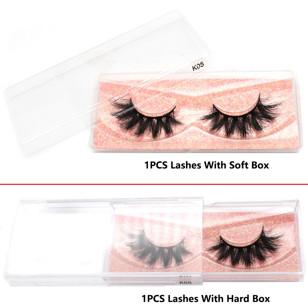 FOXESJI Lashes 3D Mink Eyelashes Natural Long Fluffy Dramatic Strip Eye Lashes Eyelash Extension Soft False Eyelashes Makeup