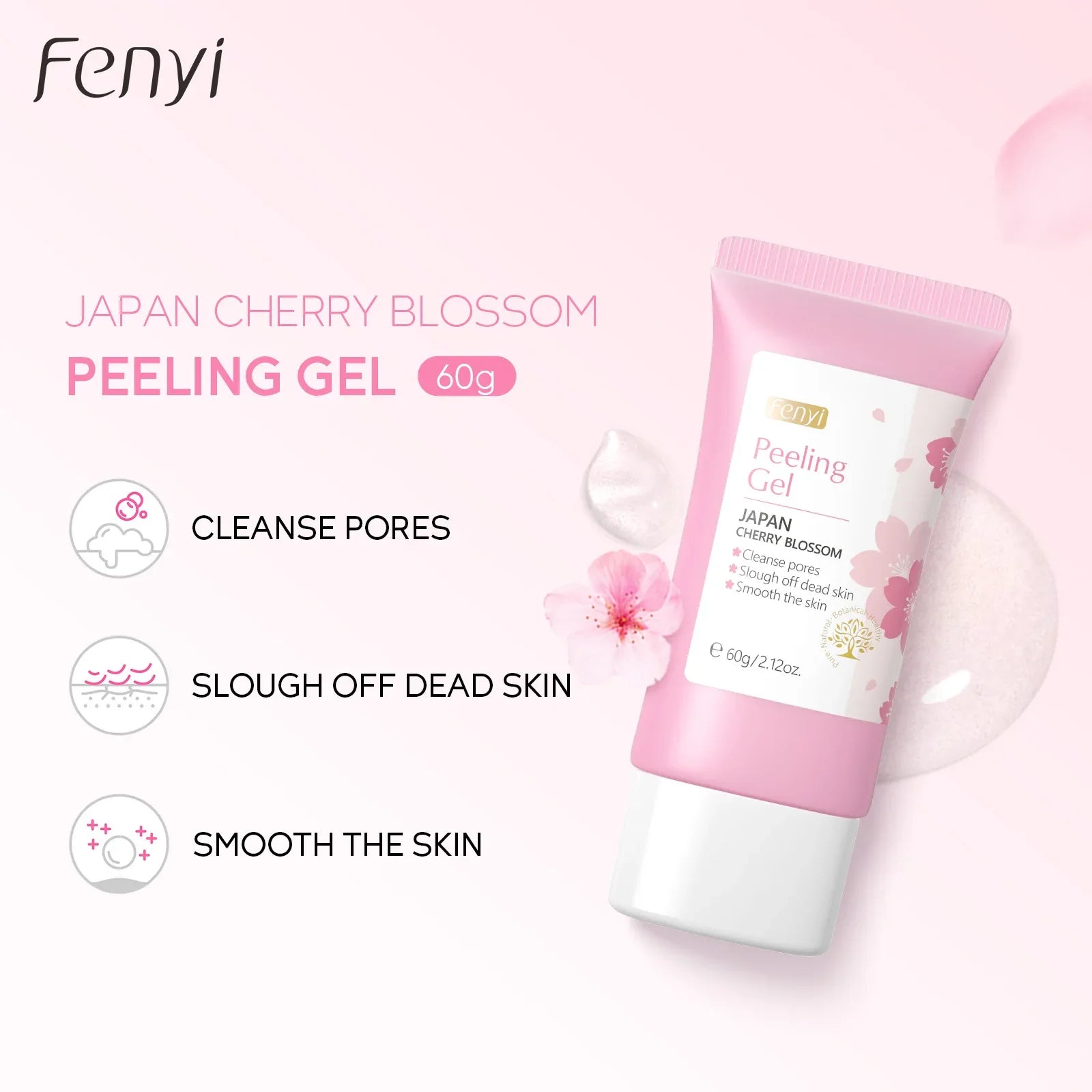 Sakura Exfoliating Facial Gel Deep Cleanser 60g