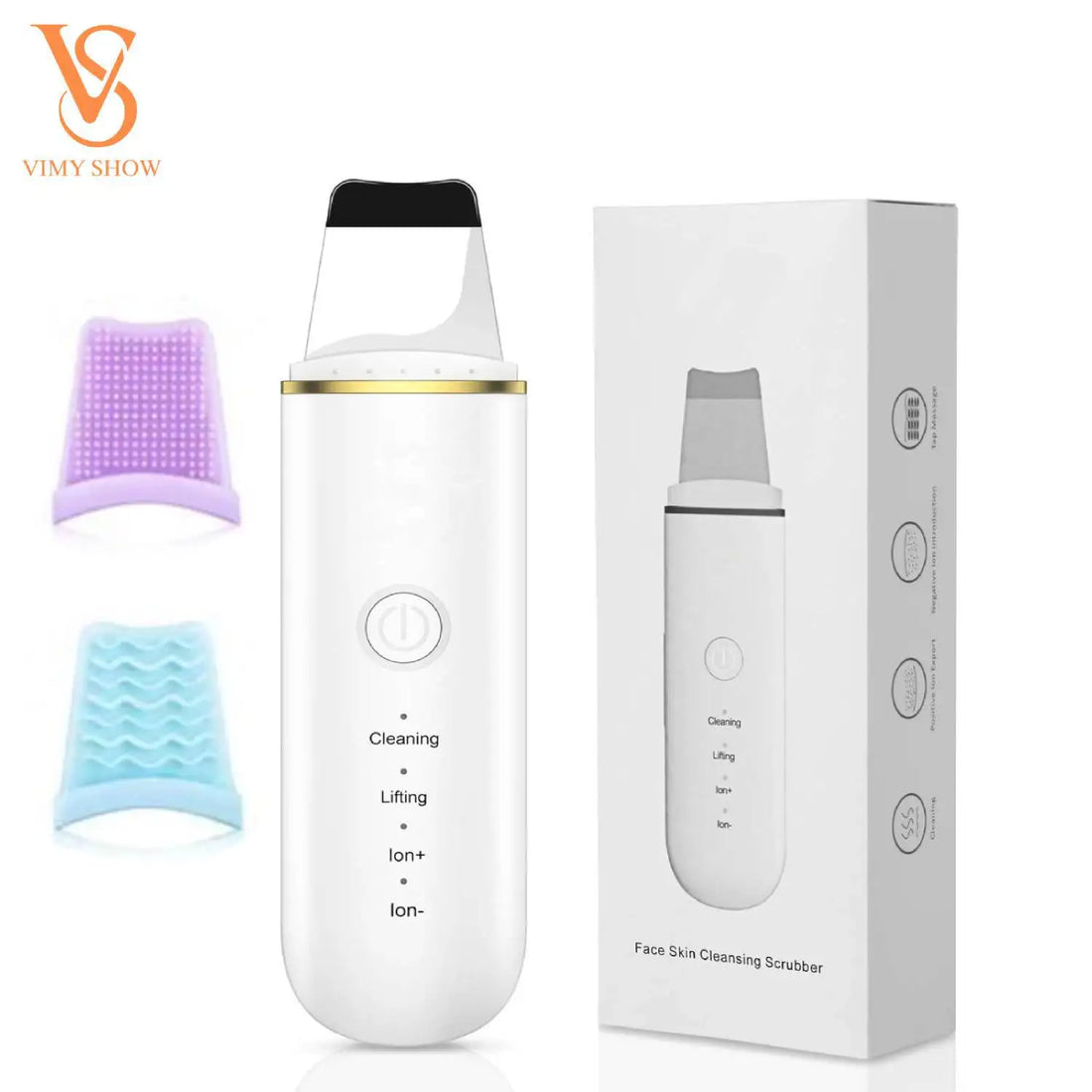 Ultrasonic Face Spatula Pore Cleaner Skin Device